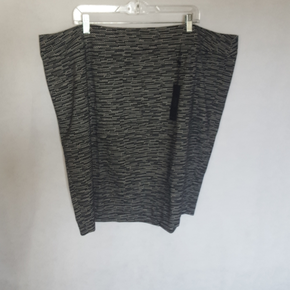 Lane Bryant Black/White Skirt, Size 28W